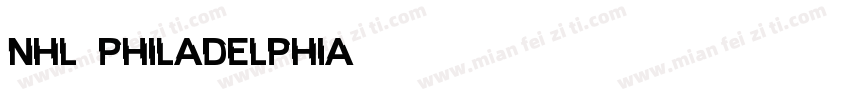NHL Philadelphia字体转换